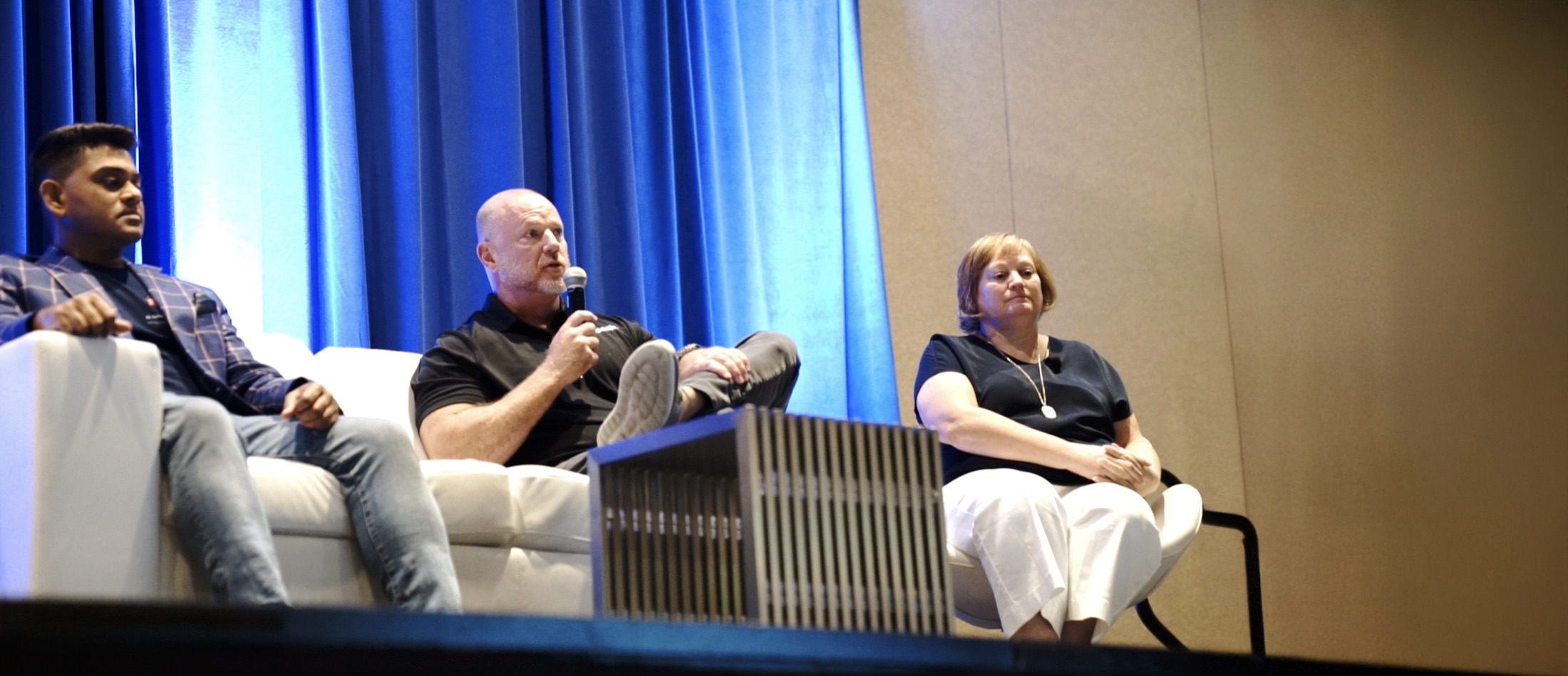 Ted Theodoropoulos speaking on a conference panel